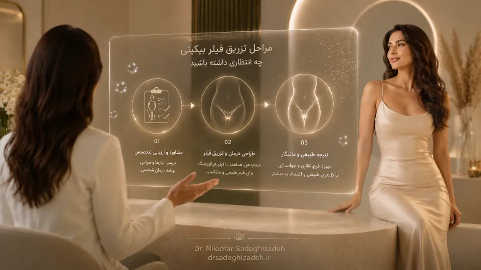 فیلر بیکینی قبل و بعد؛ مراحل درمان و آنچه باید انتظار داشته باشید