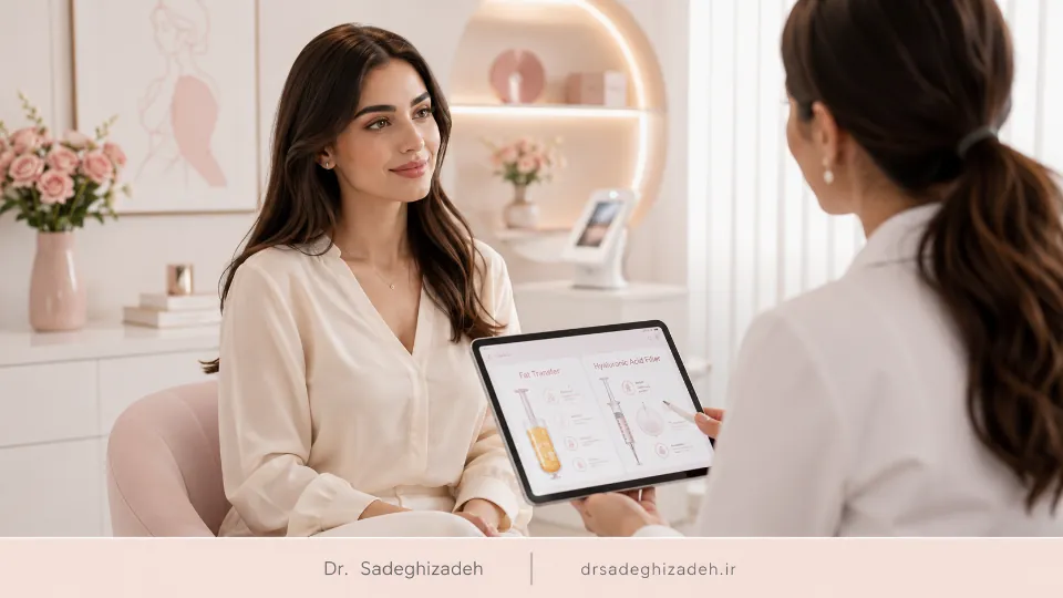 تزریق چربی بیکینی یا فیلر هیالورونیک اسید؟ بررسی تفاوت‌ها، مزایا و انتخاب بهترین روش